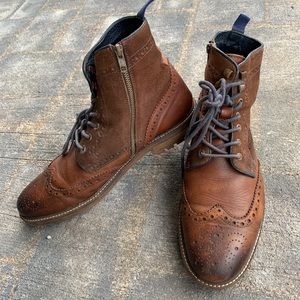 Wing Tip Boots